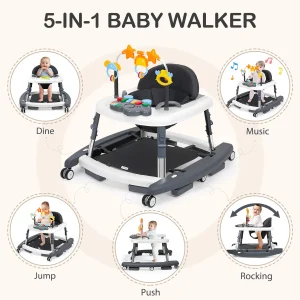 Multi-Mode Baby Walker with Activity Toy