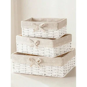 Woven Desktop Storage Basket
