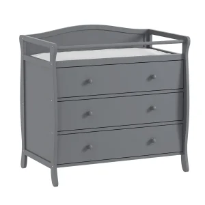 3-Drawer Changing Table with Safety Rails