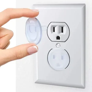 Clear Safety Plugs for Outlets