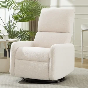 360° Swivel Nursery Rocking Chair
