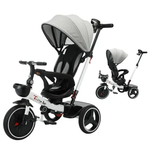6-in-1 Baby Tricycle for Toddlers